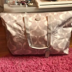 Big coach tote bag